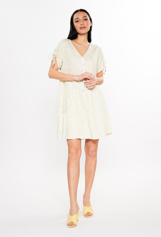 Sukienka damska z delikatnym wzorem