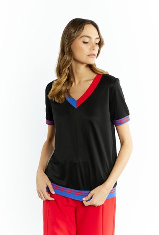 Bluzka damska z krótkim rękawem