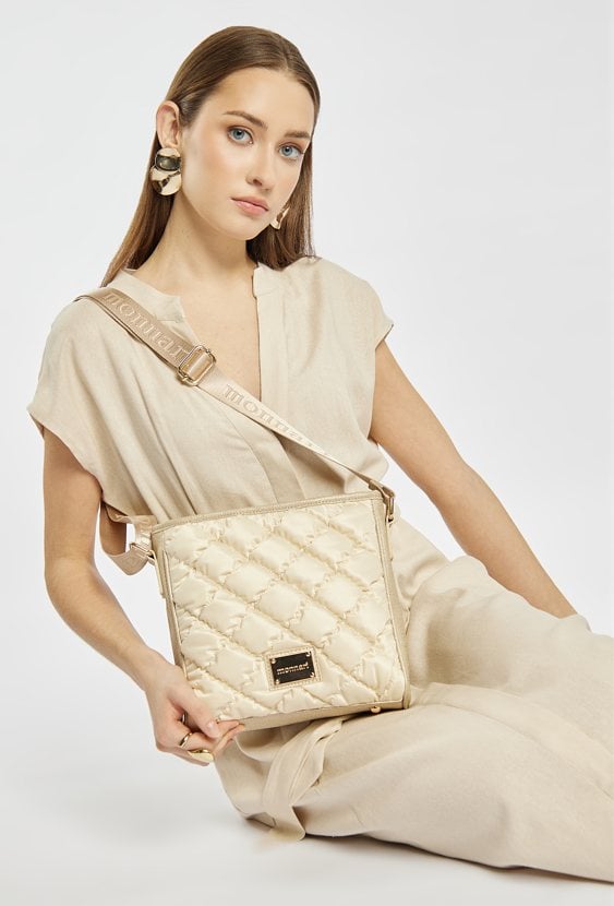 Stylowa, pikowana torebka cross body