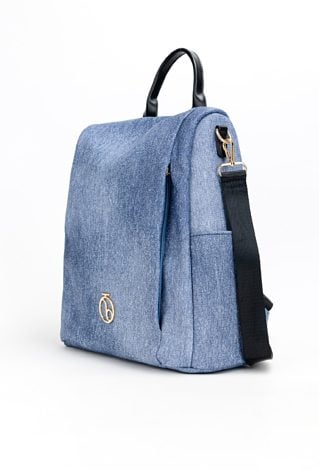 Plecak Nobo 2w1 z otwarciem na tyle denim