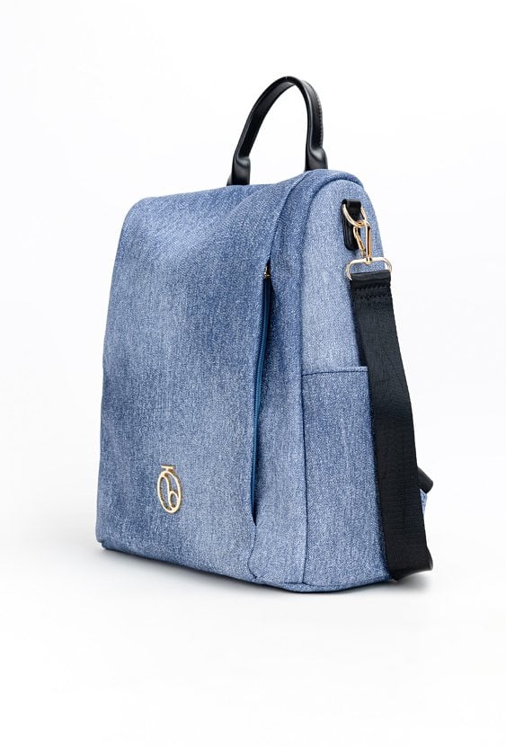 Plecak Nobo 2w1 z otwarciem na tyle denim