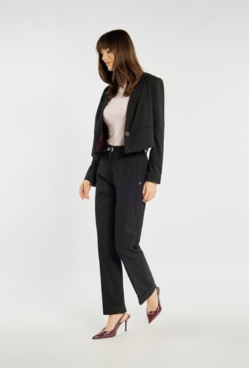 Eleganckie czarne spodnie