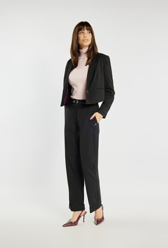 Eleganckie czarne spodnie