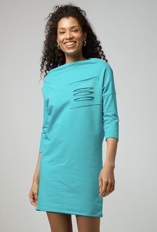 Bawełniana sukienka o prostym fasonie