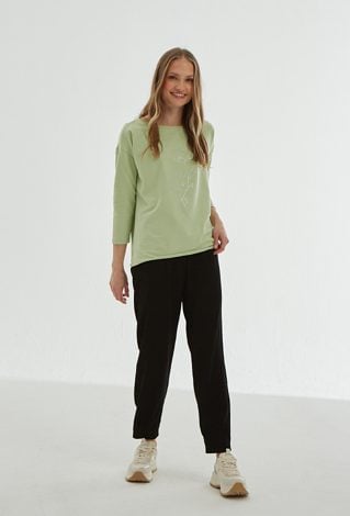 Bluza z aplikacja róży