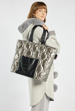 Pojemna torba z pikowaniem