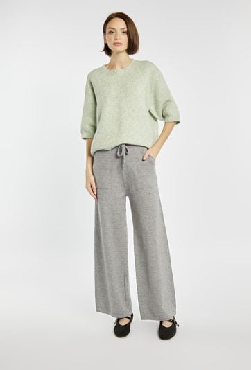 Spodnie z szeroką nogawką