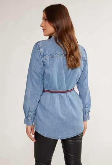 Jeansowa koszula damska