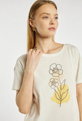 T-shirt z bawełny