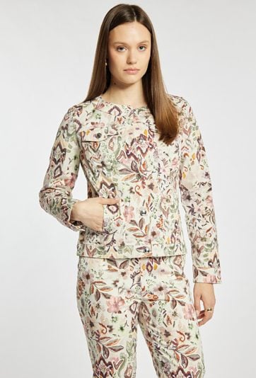 Wzorzysta kurtka damska