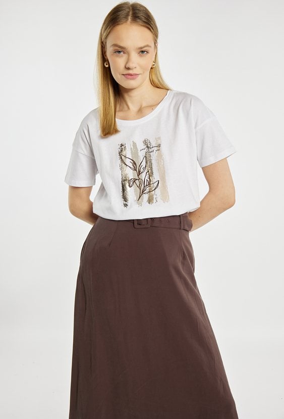 T-shirt damski z nadrukiem