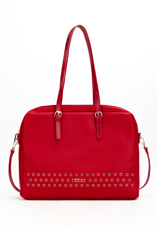 Aktówka Nobo na laptopa z nitami