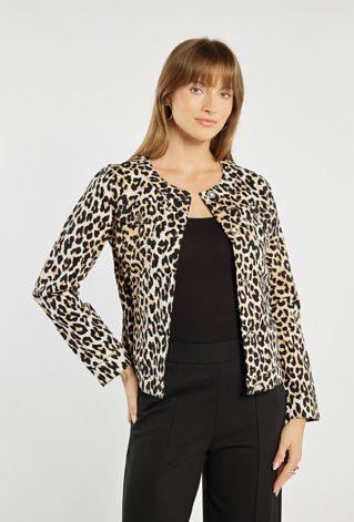 Wzorzysta kurtka damska