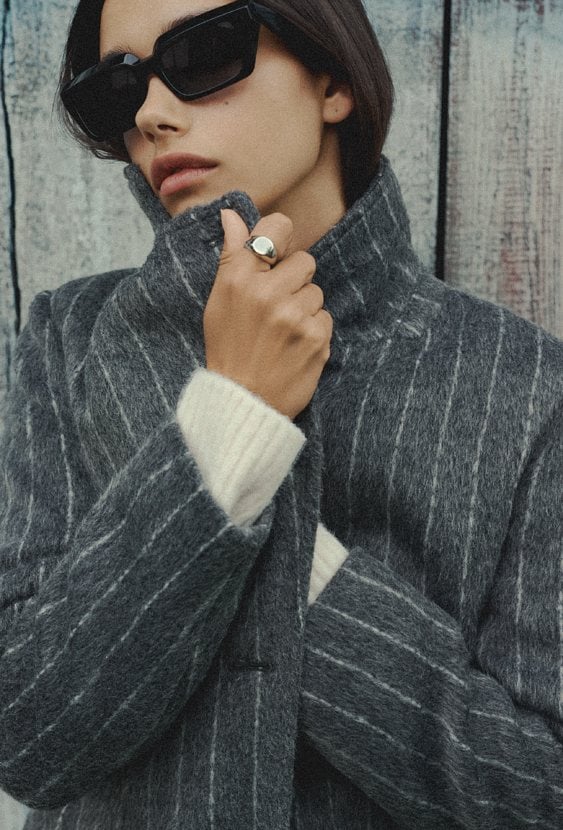 Klasyczny płaszcz damski