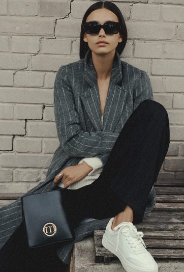 Spodnie z szerokimi nogawkami