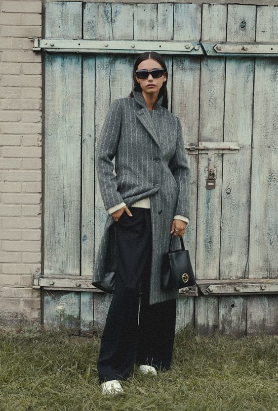 Spodnie z szerokimi nogawkami