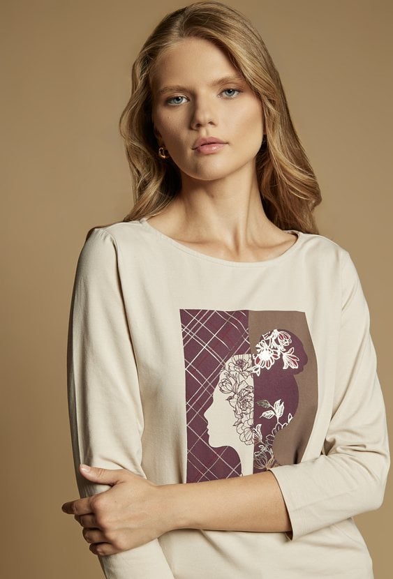T-shirt z nadrukiem