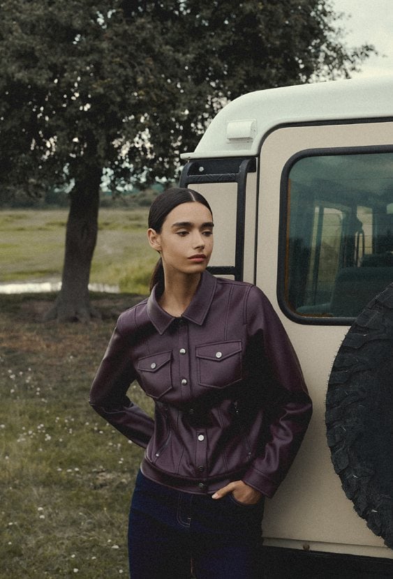 Kurtka z kołnierzem