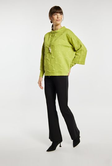 Bluza damska z efektowym wzorem