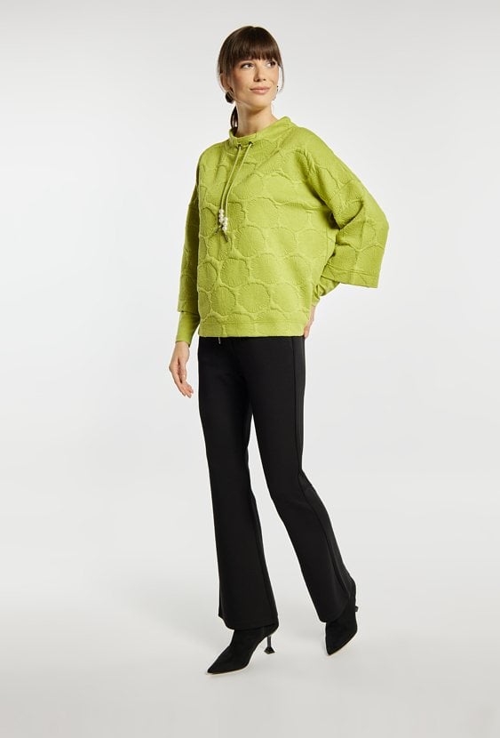 Bluza damska z efektowym wzorem