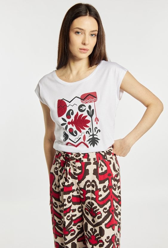 T-shirt z wzorem