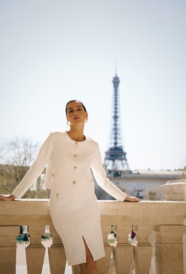 Spódnica damska z rozcięciem