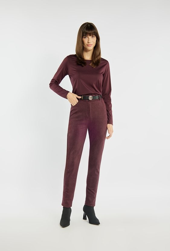 Dopasowane spodnie damskie