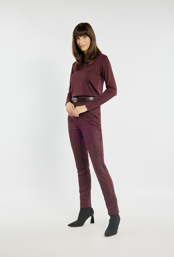 Dopasowane spodnie damskie