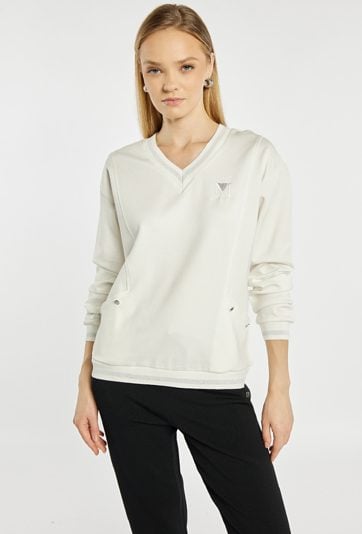 Bluza damska w serek