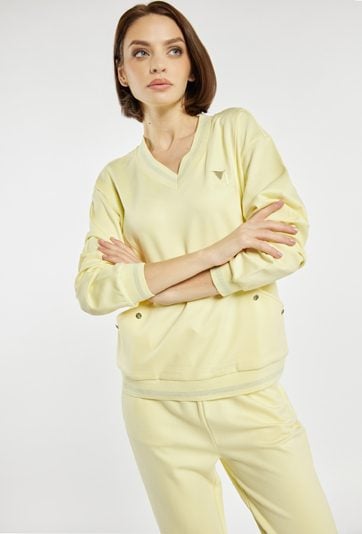 Bluza damska w serek