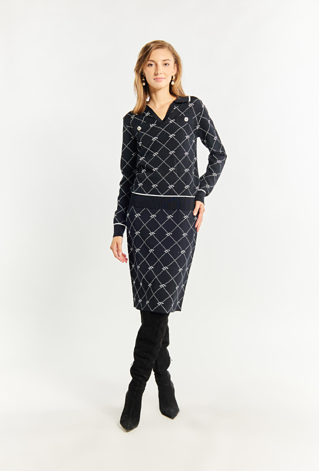 Sweter damski z logo