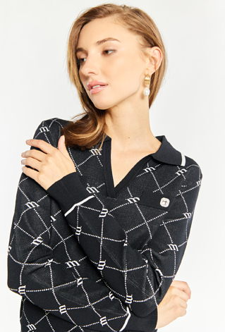 Sweter damski z logo