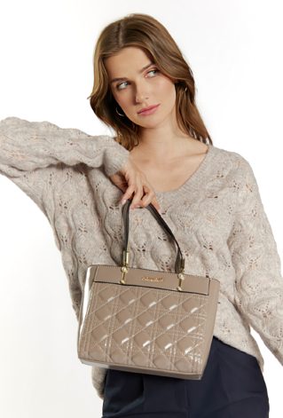 Torba damska o ciekawej fakturze