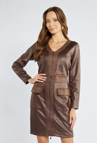 Stylowa sukienka z kieszeniami