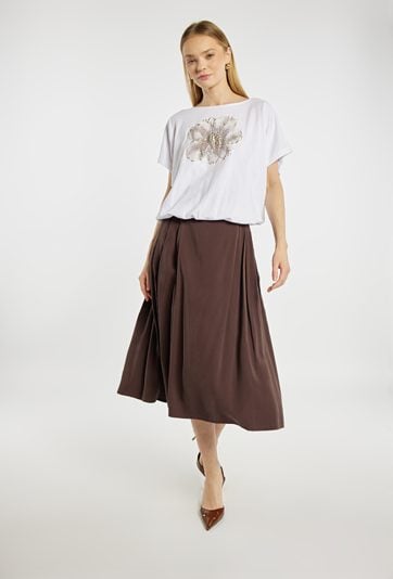 T-shirt damski z wzorem