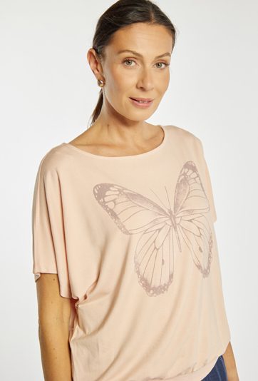 T-shirt z motylem