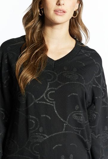 Dzianinowa bluza damska