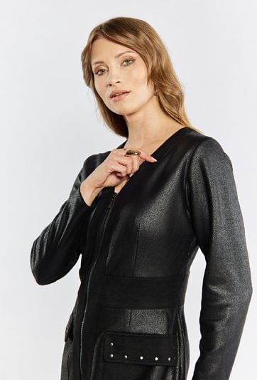 Stylowa sukienka z kieszeniami