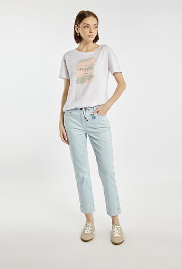 T-shirt damski z napisem