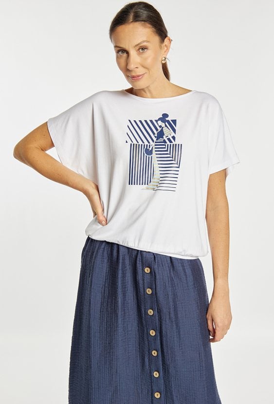 T-shirt z nadrukiem