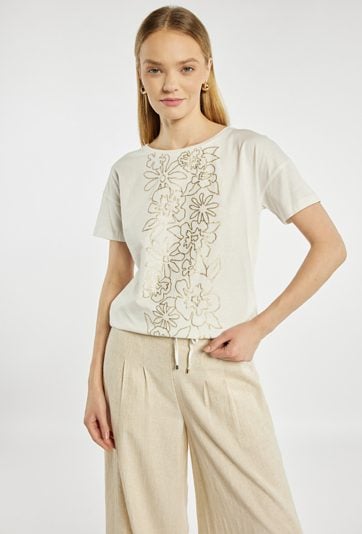 T-shirt z bawełny