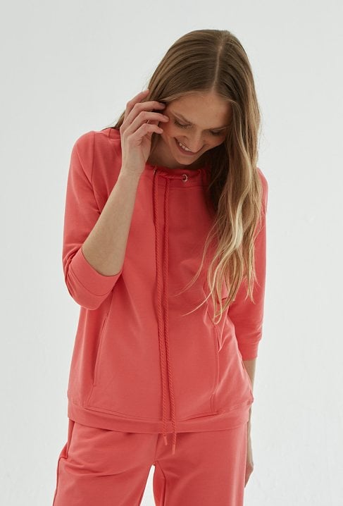 Bawełniana bluza ze ściągaczem