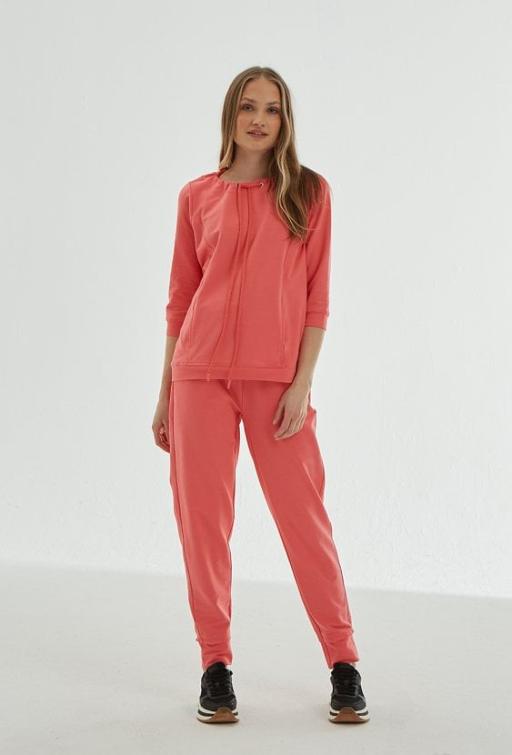 Bawełniana bluza ze ściągaczem