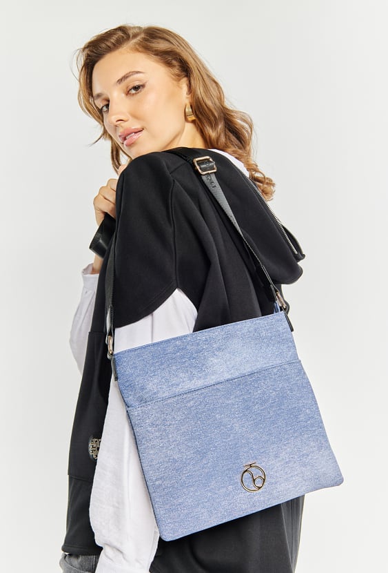 Minimalistyczna listonoszka Nobo denim