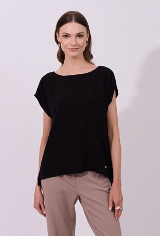 Wiskozowa bluzka z wzorem