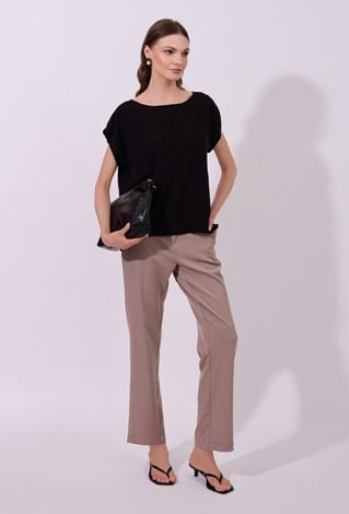 Wiskozowa bluzka z wzorem