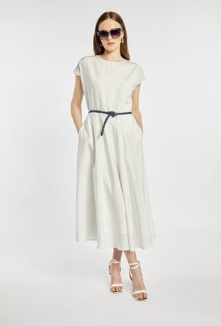 Sukienka damska z paskiem