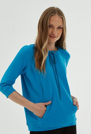 Bawełniana bluza ze ściągaczem