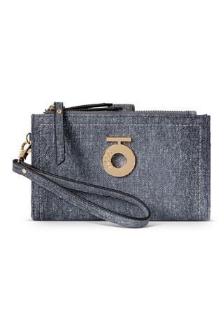 Portfel NOBO z dwoma kieszeniami denim