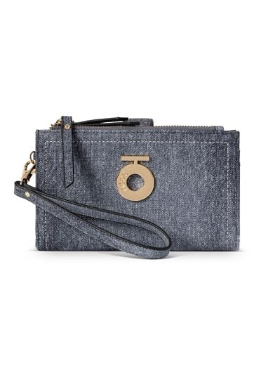 Portfel NOBO z dwoma kieszeniami denim